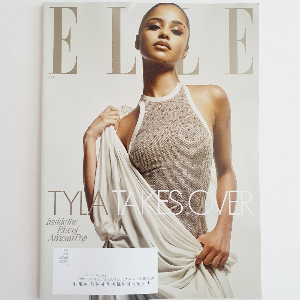 Elle Magazine October, 2024 Tyla Takes Over Inside The Rise Of African Pop